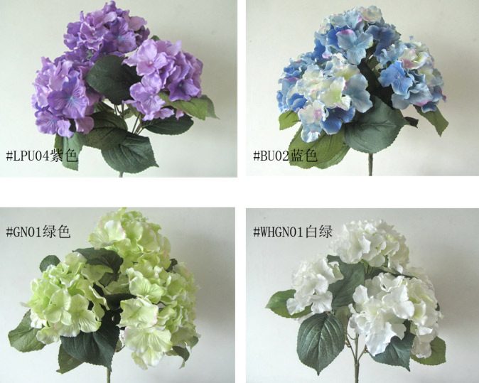 Artificial hydrangea bunch_Flower bouquet_BeHappy(suzhou) Handicraft CO ...